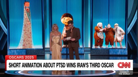 <p>“In the Shadow of the Cypress” won Best Animated Short Film at this year's Academy Awards, garnering Iran its third Oscar win. CNN's Becky Anderson spoke with filmmakers Shirin Sohani and Hossein Molayemi about what winning the Oscar means to them.</p>