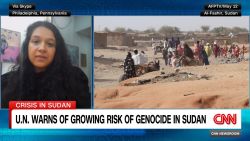 <p>CNN's Paula Newton talks to Akshaya Kumar, director of crisis advocacy at Human Rights Watch, about warnings from the U.N. this week that the risk of genocide in Sudan is "growing every single day."</p>