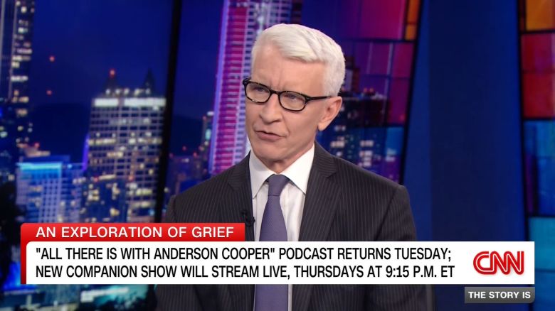 <p>Anderson Cooper joins Elex Michaelson on set to discuss the return of his podcast, “All There Is with Anderson Cooper.” </p>
