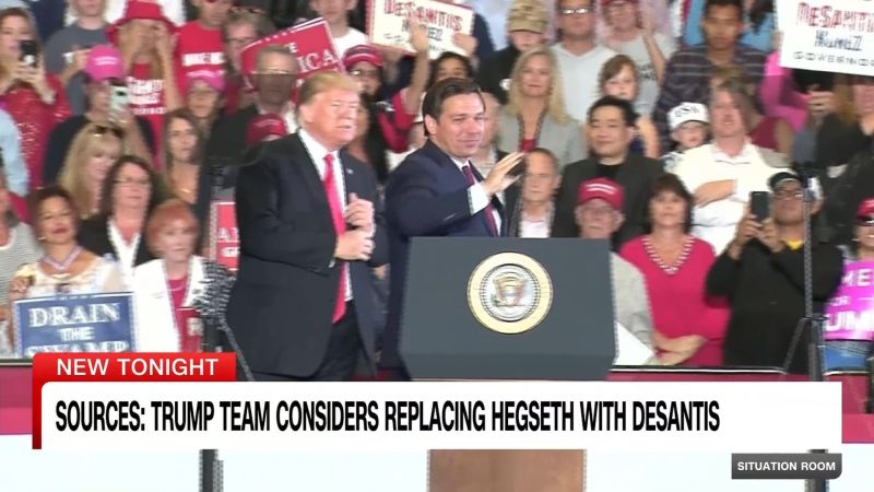 Sources: Trump team considers tapping Ron DeSantis | CNN Politics