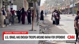 <p>Senior U.S. officials tell CNN the Biden administration has assessed that Israel has amassed enough troops near Rafah to move forward with a full-scale incursion. CNN Senior White House Correspondent MJ Lee reports.</p>