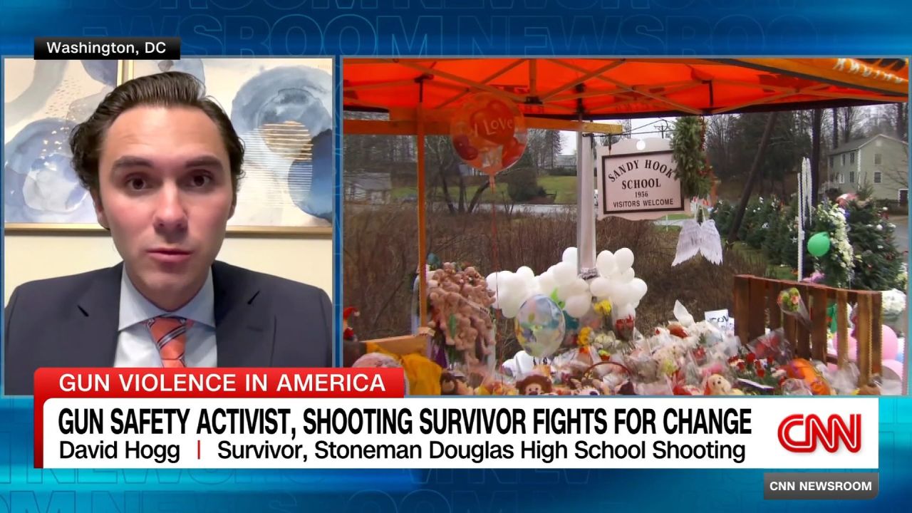 <p>CNN's Lynda Kinkade talks to March for Our Lives co-founder and Parkland, Florida school shooting survivor David Hogg about what's changed -- and what hasn't -- in the 12 years since America's deadliest elementary school shooting.</p>