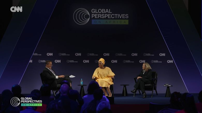 <p>Nadia Calviño, President of the European Investment Bank and Sinazo Sibisi, chief investment officer of Timbuktoo Foundation, speak to CNN’s Richard Quest at Global Perspectives on Africa.</p>