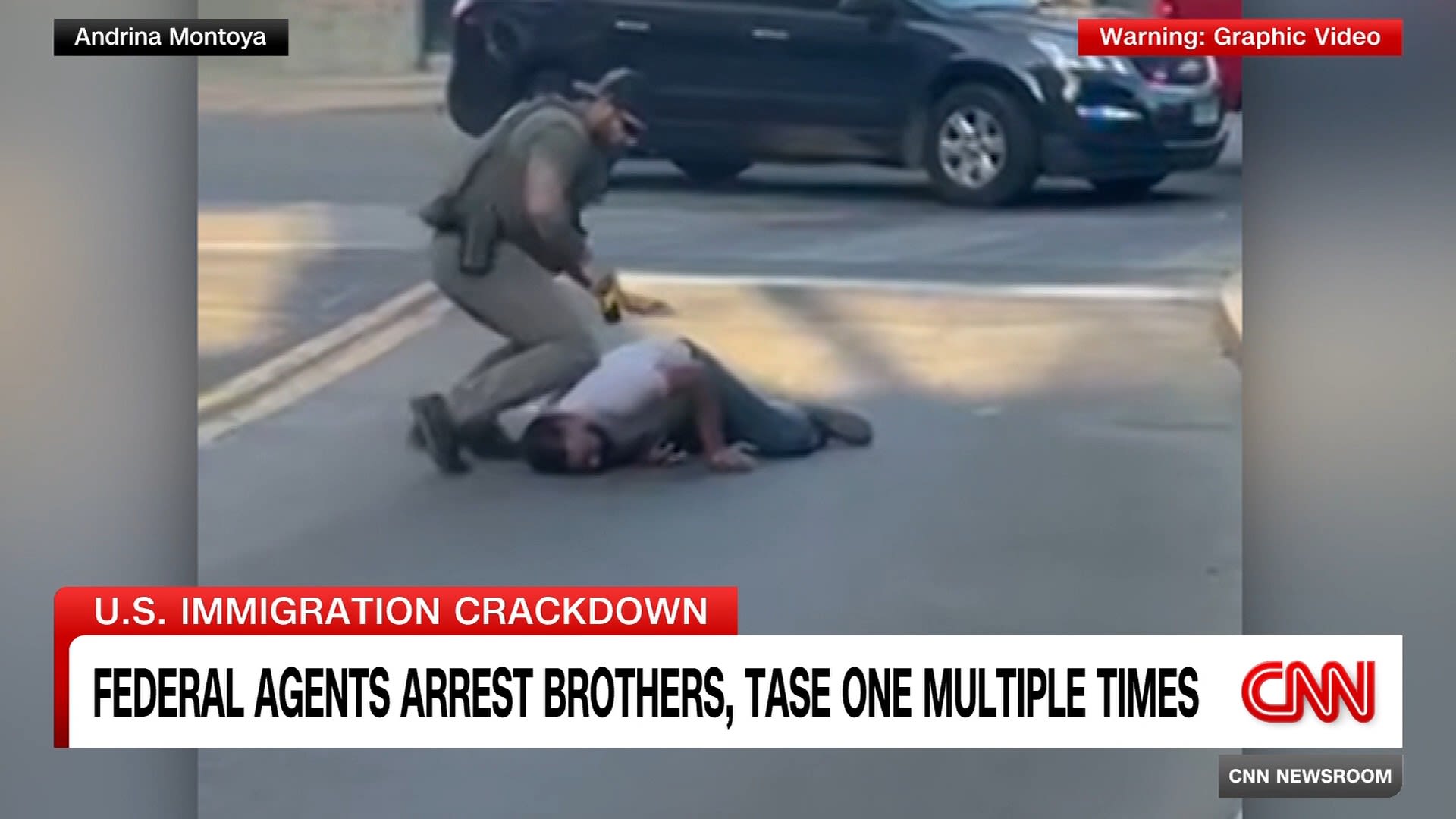 <p>Video out of Connecticut shows federal immigration agents violently arresting two undocumented brothers from Mexico. CNN's Maria Santana has our report. A warning that some of the images you're about to see are graphic. </p>