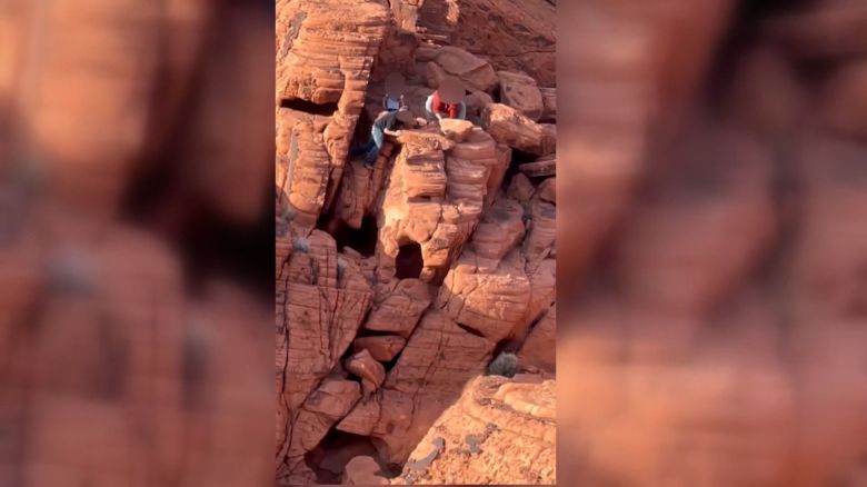 <p>Two visitors at Lake Mead National Recreation Area were captured on video destroying ancient rock formations and park rangers are seeking the public’s help in identifying the suspects. CNN affiliate KVVU has more. </p>