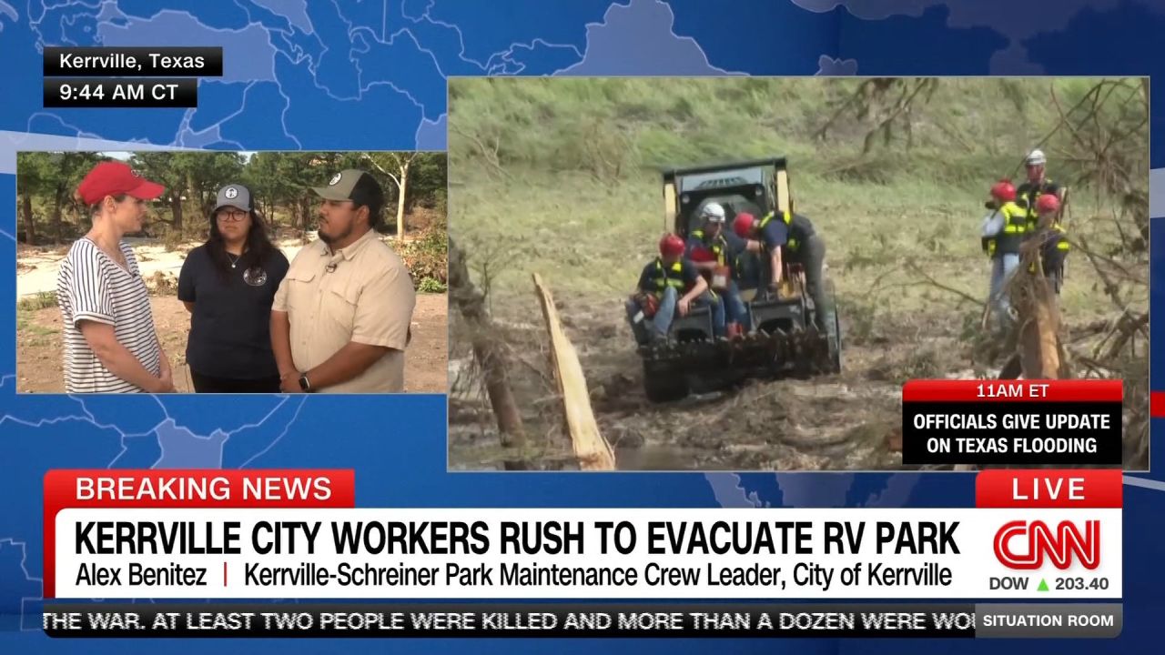 <p>Kerrville city employees Rosa Ledesma and Alex Benitez talk with CNN's Pamela Brown about how they received the call about the Texas flooding and jumped into action to save people.</p>