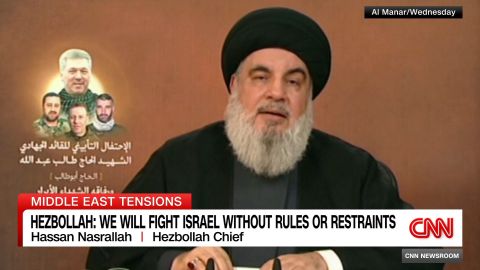 <p>The leader of Lebanese militant group Hezbollah threatened Wednesday to target the European island of Cyprus if war breaks out between Israel and Lebanon. CNN's John Vause discusses the situation with Hagar Chemali, who served as an advisor on U.S. President Barack Obama's National Security Council.</p>