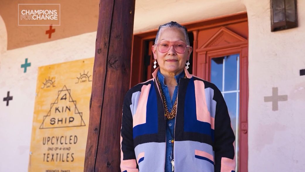 <p>Amy Denet Deal is a Navajo designer leading a sustainable fashion revolution. Inspired by a powerful reconnection with her heritage, she traded the glitz of LA runways for a New Mexico shop where upcycling takes center stage.  </p>