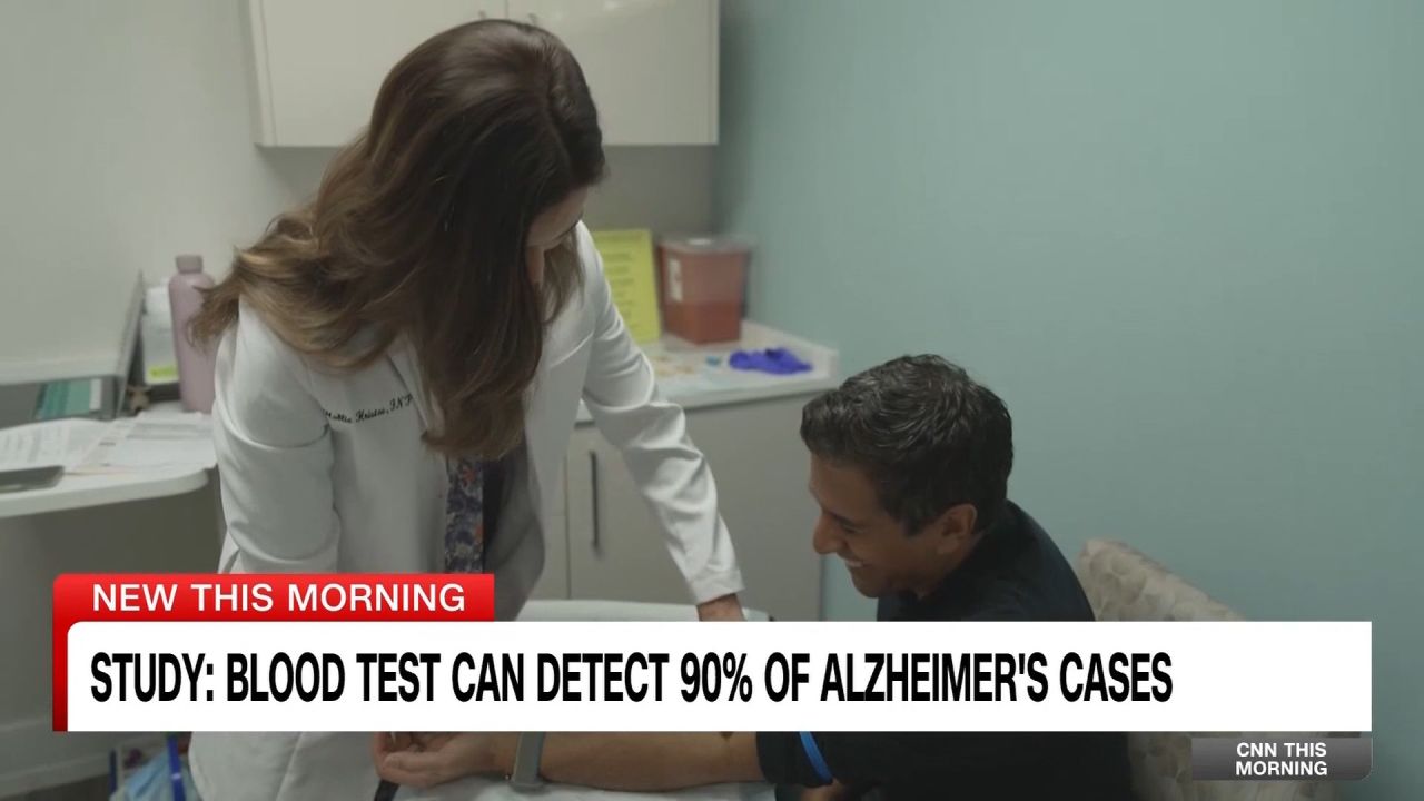 <p>A combined blood test for cognitive decline has a 90% accuracy rate in determining whether memory loss is due to Alzheimer’s disease. Dr. Sanjay Gupta explains.</p>
