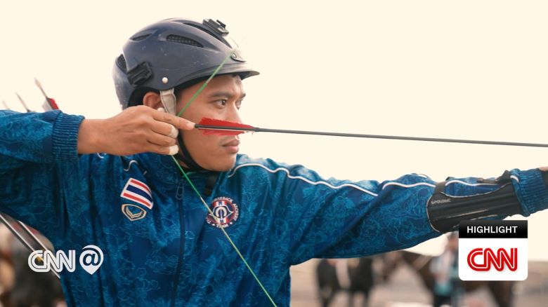 <p>Competing at the World Nomad Games in Kazakhstan, Slatun Samakoses tells CNN about this traditional sport. </p>