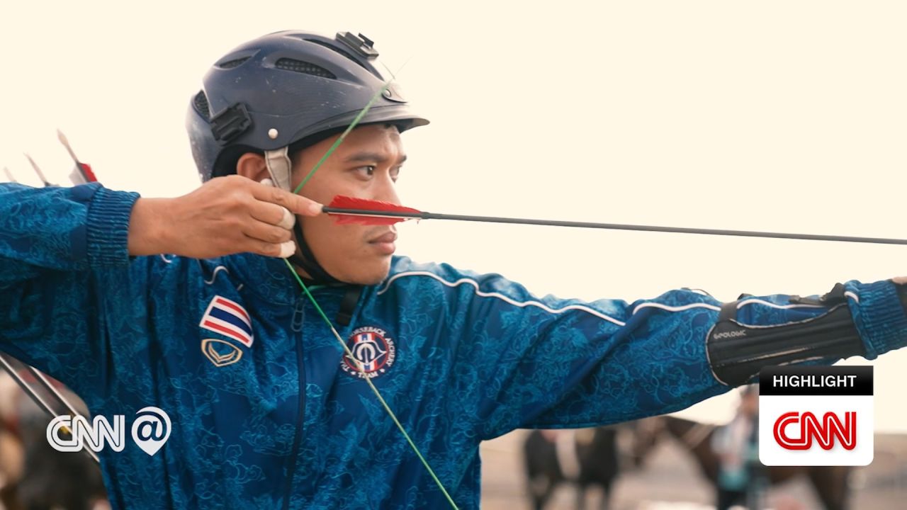 <p>Competing at the World Nomad Games in Kazakhstan, Slatun Samakoses tells CNN about this traditional sport. </p>