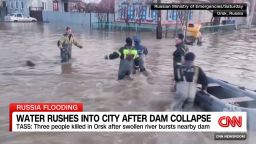 <p>Rescuers are pulling victims from their homes after a city in southern Russia was inundated with waist-deep water. A swollen river burst a nearby dam on Friday and floodwaters rushed into the city of Orsk.</p>