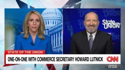 <p>CNN's Dana Bash asks Commerce Secretary Howard Lutnick whether Americans need to be prepared for higher prices and empty shelves this summer due to President Trump's trade war.</p>