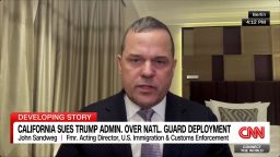 <p>Former Acting Director of I.C.E. John Sandweg explains how immigration tactics have changed under the Trump administration, leading to to the L.A. protests. When pressed by CNN's Becky Anderson, he acknowledges that past administrations let border politics get "out of hand."</p>