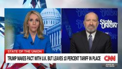 <p>Commerce Secretary Howard Lutnick tells CNN's Dana Bash that "we will not go below 10 percent. That is just not a place we're going to go."</p>