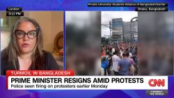 <p>The prime minister of Bangladesh has resigned after nearly 100 people were reportedly killed in protests on Sunday. Naomi Hossain is a global research professor in development studies at SOAS, and speaks with Becky Anderson.</p>