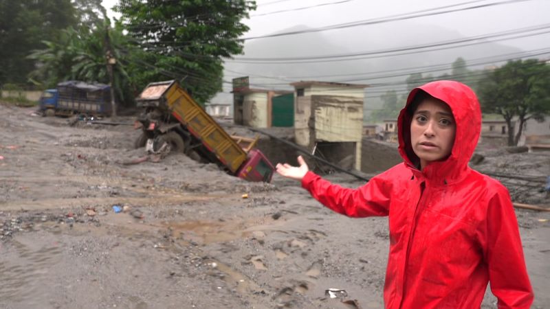 Glacial collapse triggers flash flood on Nepal-China border; 'no sign of survivors' at border crossing as death toll passes 600