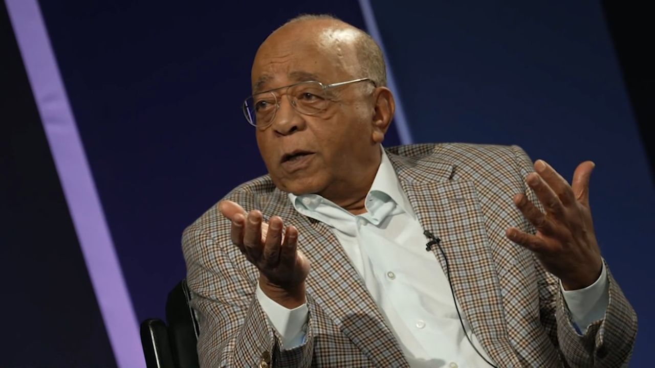 <p>Dr. Mo Ibrahim, founder and chair, Mo Ibrahim Foundation, at Global Perspectives on Africa.</p>