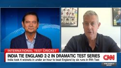 <p>Former England spin bowling great Ashley Giles has unsurprisingly been a keen observer of the sensational Test series this summer between England and India, with the tourists forcing a 2-2 draw after dramatically winning the fifth and final Test match this past Monday at The Oval. Giles, now 52 years of age, gave a decade of dedicated service to his country, taking 143 wickets across 54 Test matches, and was memorably part of that great England side that regained the Ashes from rivals Australia in 2005. Giles has just released his autobiography, "The King of Spain and I: Surviving cricket, depression and the greatest ever Ashes," with more on Ashley's book coming on future editions of CNN World Sport but first up, he's been chatting about the pulsating matches we've been treated to across England over the past few weeks with Patrick Snell. </p>