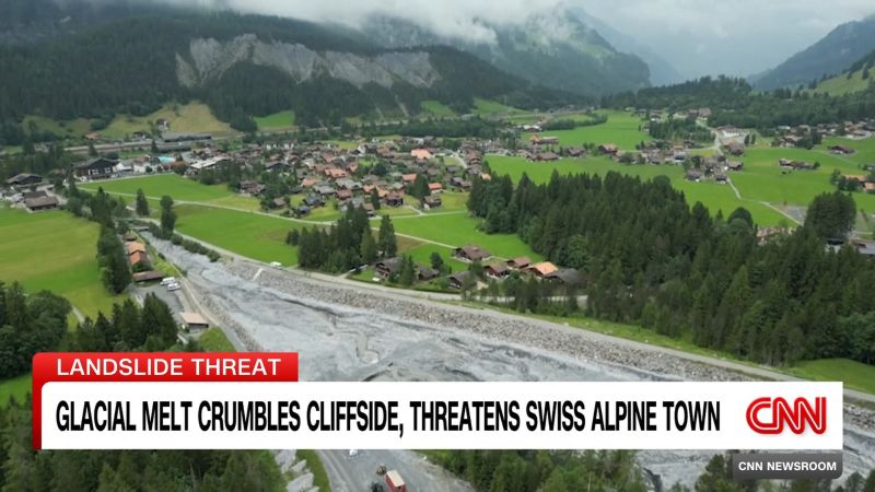 Swiss village braces for possible alpine rockslides