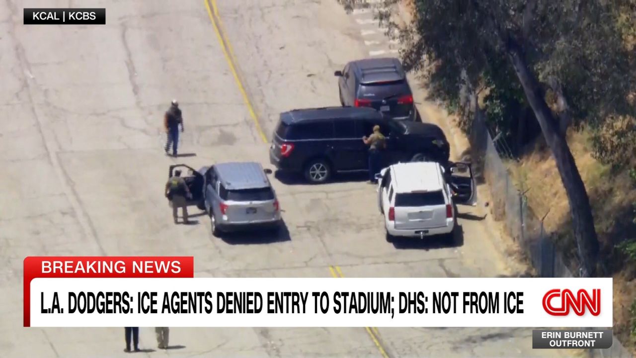 <p>L.A. Dodgers, Trump admin at odds over presence of feds at stadium</p>