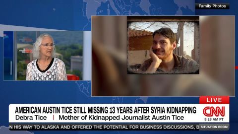<p>Debra Tice, the mother of American journalist Austin Tice kidnapped in 2012 near the Syrian capital, joined The Situation Room to discuss the latest on documents she says she was able to review under the Trump administration, offering new intelligence into her son's condition while detained.</p>