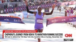 <p>Kenyan Sheila Chepkirui heads into the TCS New York City Marathon - produced by nonprofit New York Road Runners - as the defending champion. And she's heading into this year's competition in a confident mood, as she's been telling World Sports Don Riddell for this month's African Voices Playmakers. </p>