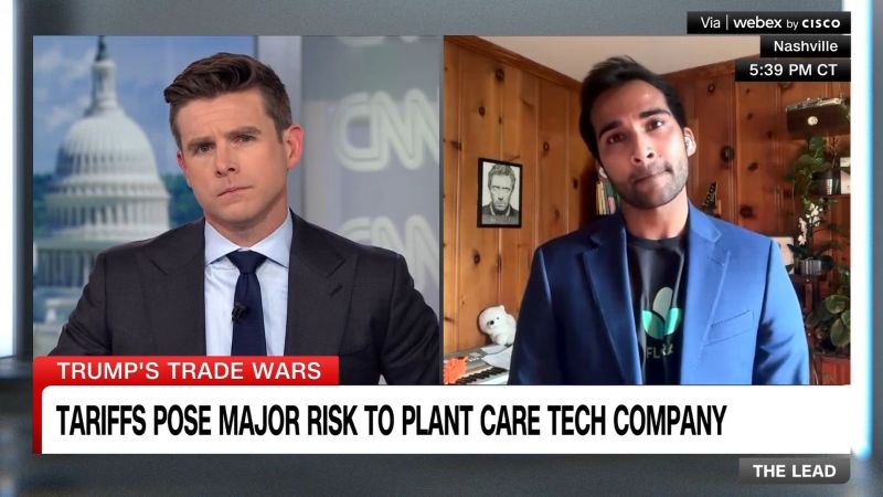 Plant care start-up founder: Tariffs are a ‘man-made tsunami’