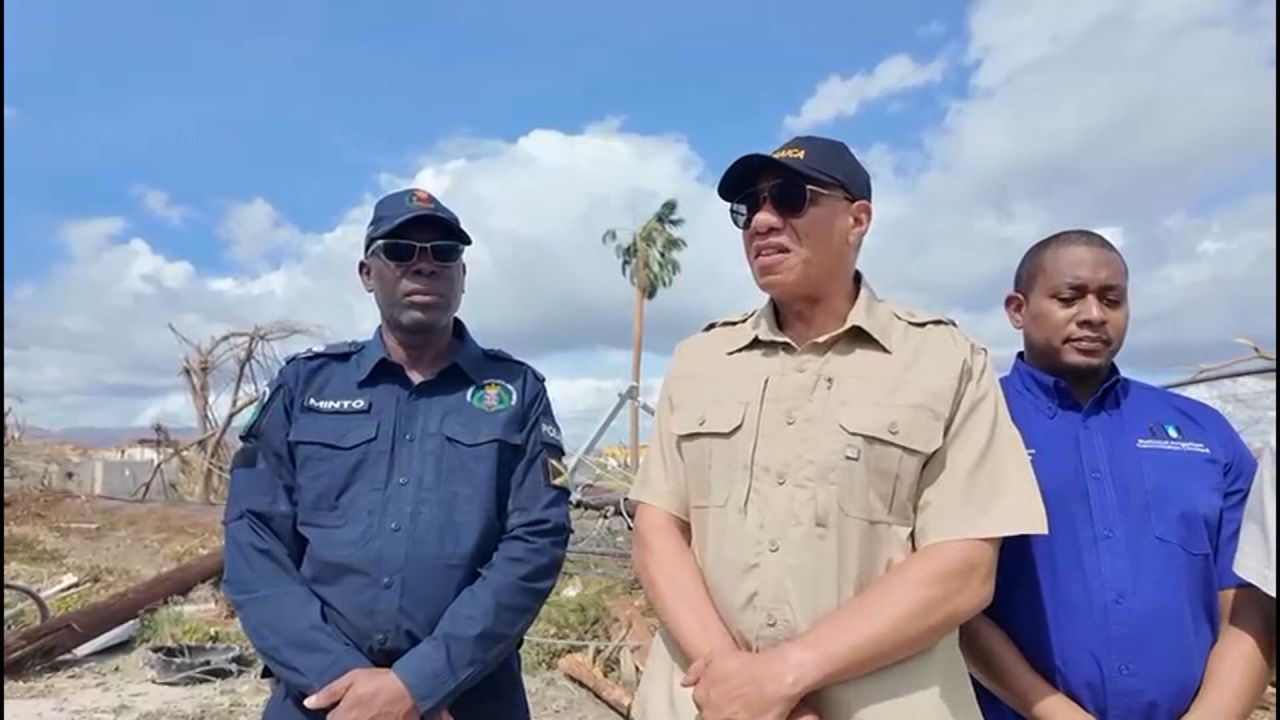 <p>The “entire infrastructure” of St. Elizabeth’s Parish capital, Black River, has been destroyed by Hurricane Melissa, Jamaican Prime Minister Andrew Holness said Wednesday afternoon after surveying the damage.</p>