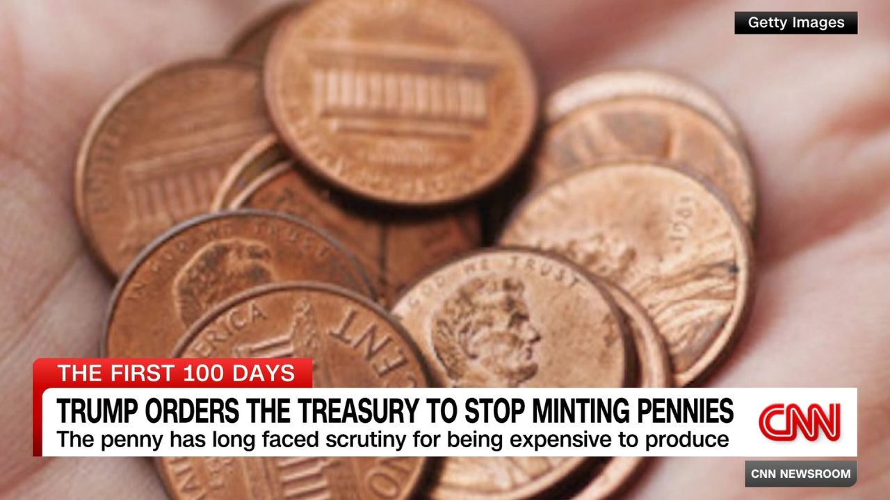 <p>U.S. President Donald Trump announced Sunday that he has instructed Treasury Secretary Scott Bessent to halt the production of pennies, citing the high cost of producing the one-cent coins.</p>