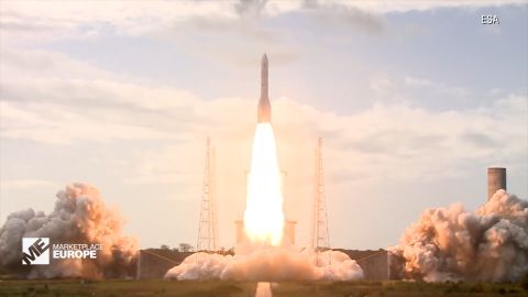 <p>Europe finally has its own heavy-lift rocket again. Clare Sebastian asks the European Space Agency boss if Ariane 6 can change the course of the space race.</p>