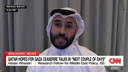 <p>The Qatari Prime Minister says indirect talks could resume in the next two days. Middle East analyst Hasan Alhasan joins CNN’s Becky Anderson to discuss. </p>
