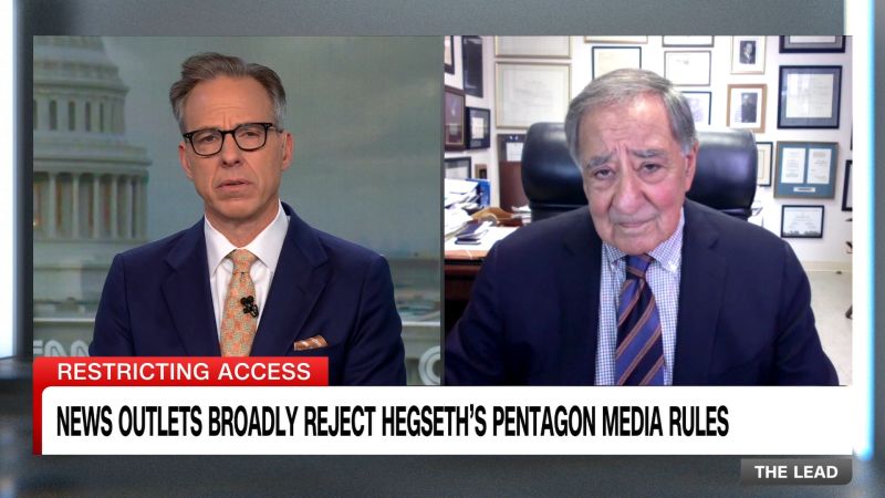 Panetta calls Pentagon media restrictions a ‘clear violation of constitution’
