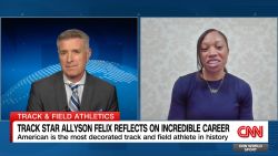 <p>Allyson Felix is the most decorated track and field athlete in Olympic and World Athletics Championships history and her extraordinary career now has another prestigious accolade to add to it. She's been reflecting on what her latest achievement means to her with World Sport's Don Riddell.</p><p><br /></p>