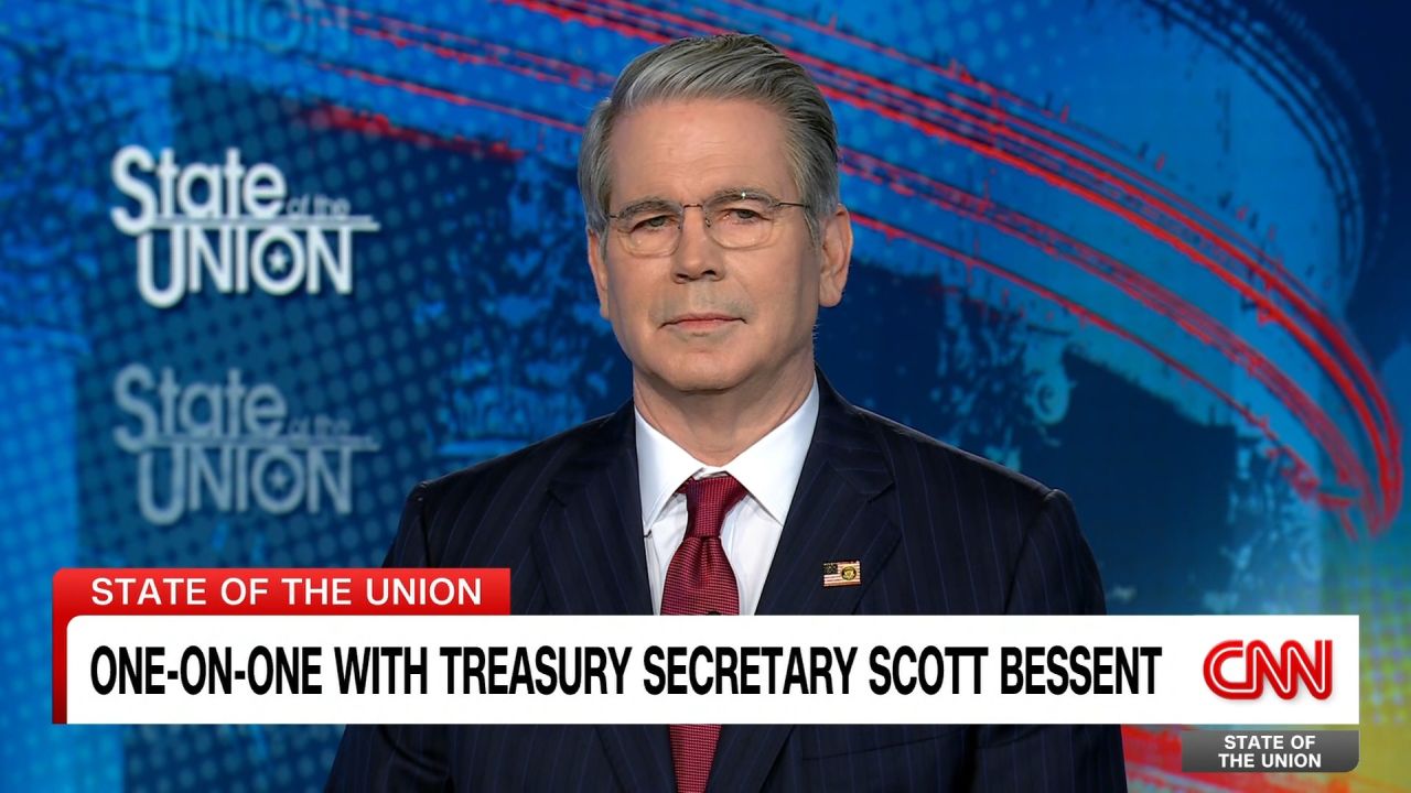 <p>Treasury Secretary Scott Bessent joins CNN's Jake Tapper to discuss Trump’s trade policies and concerns that his tariffs will hurt the economy.</p>