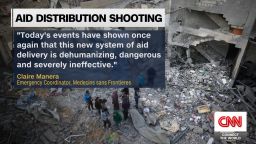 <p>CNN's Eleni Giokos speaks to the Secretary General of Medecins Sans Frontieres about the victims his team treated on the ground in Gaza following a mass casualty incident at an aid distribution site.</p>
