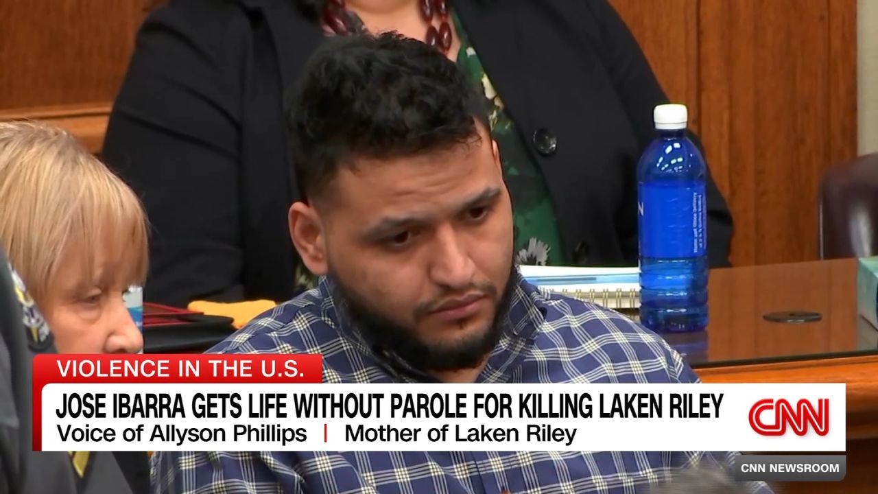 

<p>CNN’s Rafael Romo reports on the verdict in the murder case of Laken Riley, a nursing student killed by illegal immigrant Jose Ibarra. </p>
<p>” class=”image__dam-img image__dam-img–loading” onload=”this.classList.remove(‘image__dam-img–loading’)” onerror=”imageLoadError(this)” height=”1080″ width=”1920 “/></picture>
    </div>
</div></div>
</p></div>
</div>
<div class=