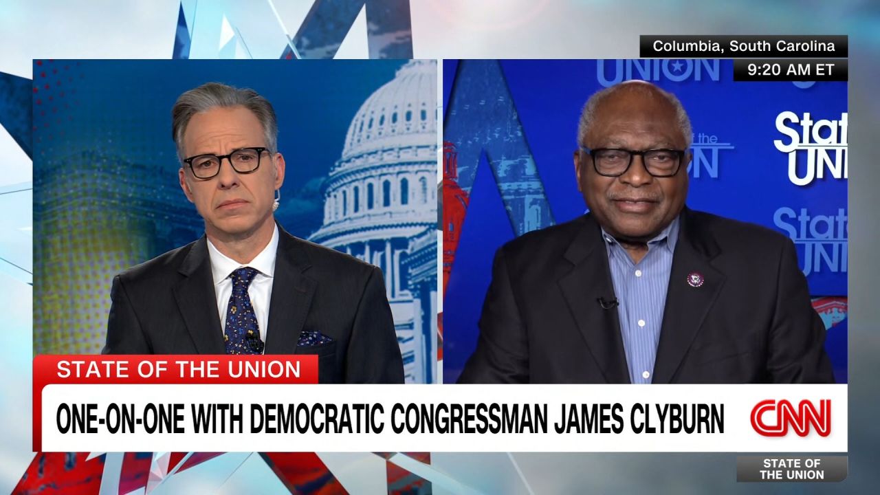 <p>Rep. James Clyburn joins CNN's Jake Tapper to discuss new reporting that shows Biden's aides tried to hide signs of his deteriorating health during the 2024 campaign. </p>