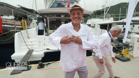 <p>Catering on a yacht can bring culinary challenges, as CNN’s Richard Quest finds out.</p>