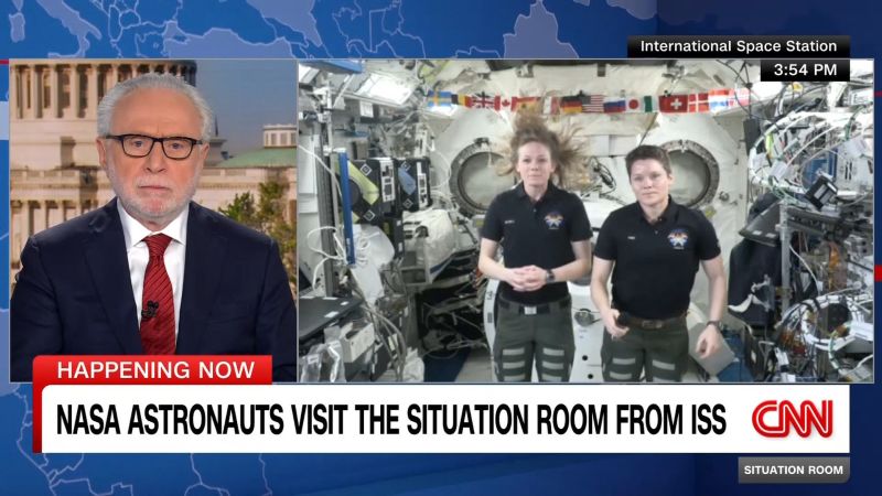 CNN speaks with astronauts aboard the International Space Station | CNN