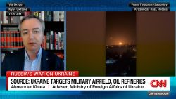 <p>Michael Holmes speaks to Alexander Khara, an adviser to Ukraine's Foreign Affairs Ministry, about strikes on oil refineries in Russia, and how both sides are targeting critical infrastructure.</p>