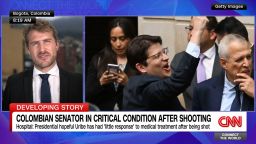 <p>Colombian President Gustavo Petro condemned attack against a political rival. Stefano Pozzebon reports from Bogota.</p>