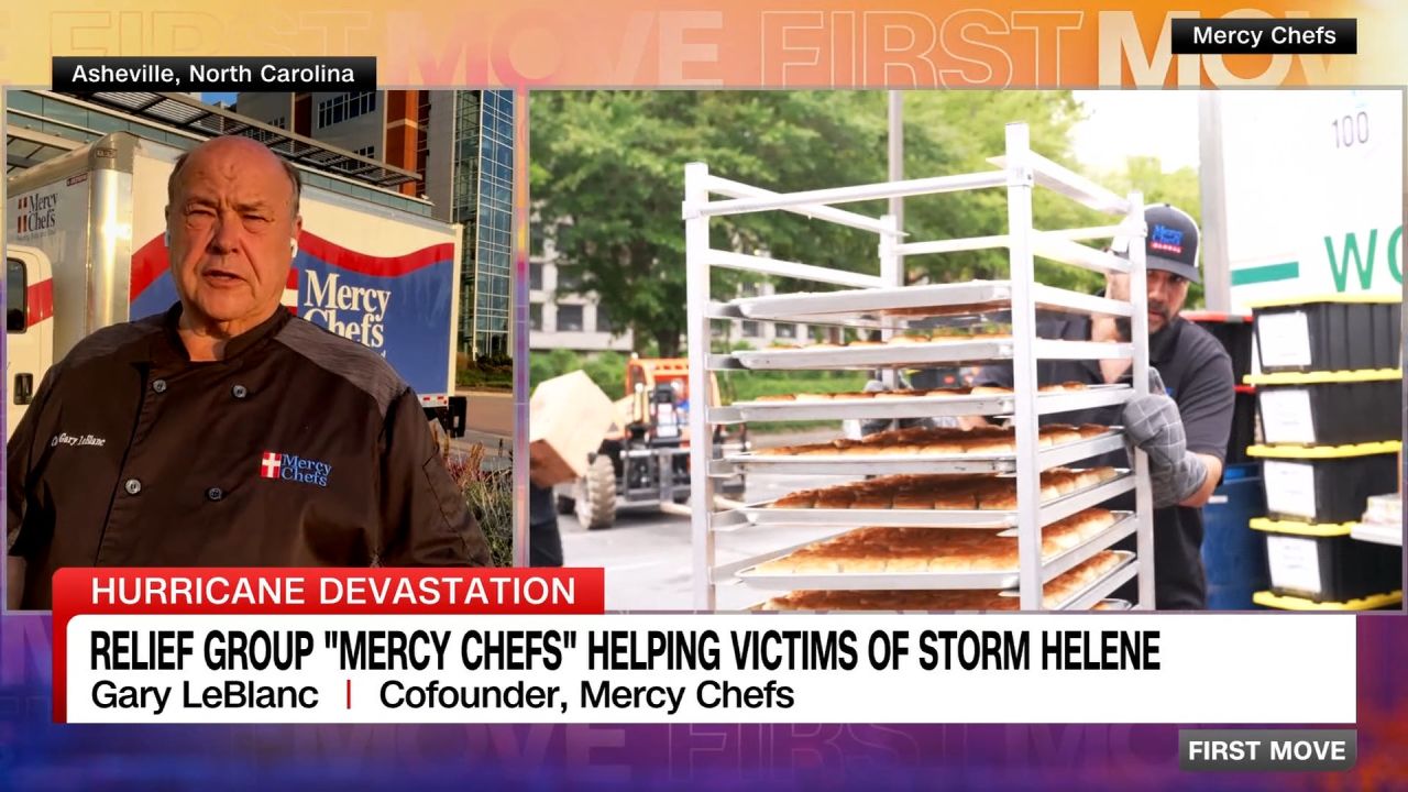 <p>The cofounder of Mercy Chefs describes the aid he's providing to survivors of Hurricane Helene.</p>