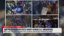 <p>Jewish students are on heightened alerted as Passover begins and universities clamp down on pro-Palestinian protests. CNN's Omar Jimenez reports from outside Columbia University in New York City. </p>