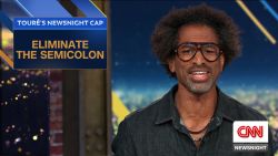 <p>Toure isn't a fan of a little used piece of punctuation and an ode to Harriet Tubman after she was honored today for her military service. </p>