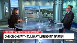 <p>Ina Garten joins The Lead </p>