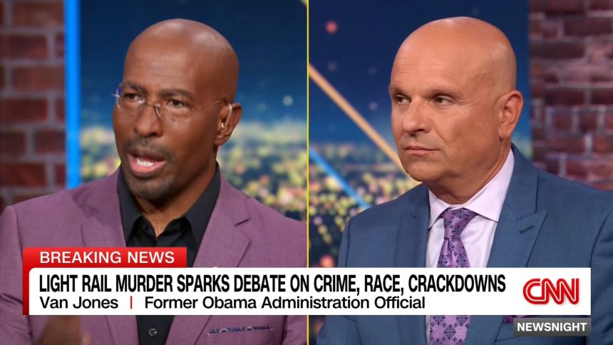 <p>Conservative podcast host Charlie Kirk alleges the recent fatal stabbing of a Ukrainian refugee on a train in Charlotte was racially motivated. CNN Senior Political Commentator Van Jones says he doesn't *<strong>SEE</strong>? <strong>KNOW</strong>?* where the connection comes from, adding he thinks the right is "race-mongering" after this tragedy.</p>