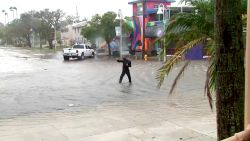 <p>CNN's Carlos Suarez is on the ground in Gulfport, Florida, where Hurricane Helene's approach is impacting flooding in the area. </p>