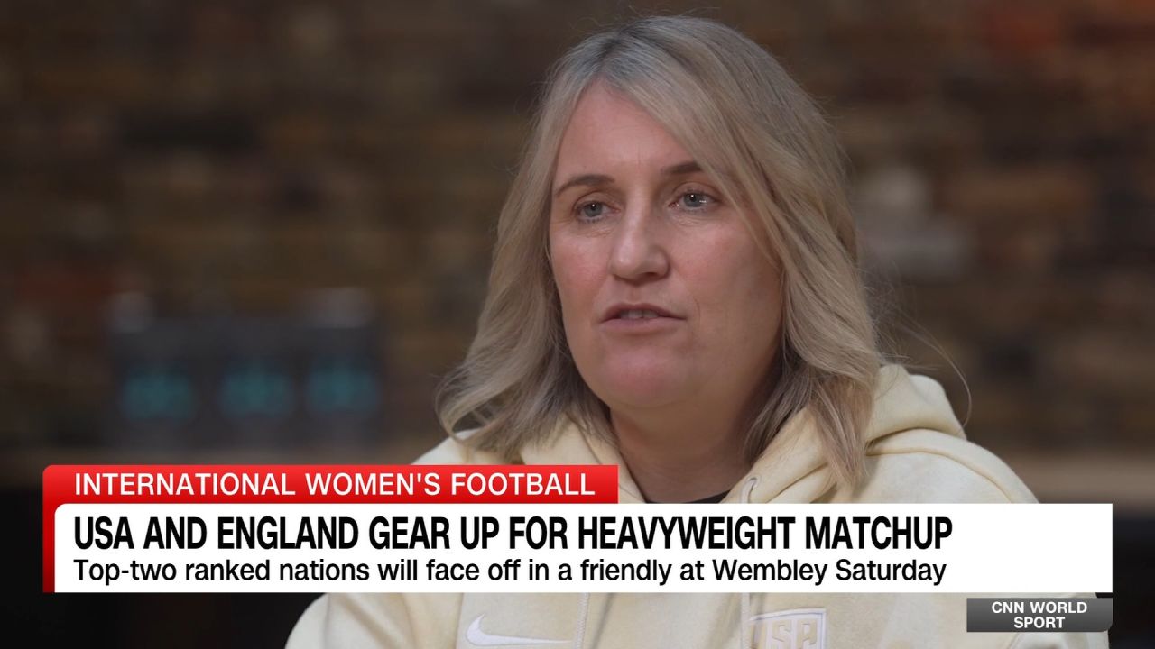 <p>Saturday is set to be an emotional occasion for English-born Emma Hayes as she makes her return to Wembley Stadium with USWNT. Hayes has been speaking to CNN's Amanda Davies at the home of one of her drinking spots from her younger days - The World's End Pub – about why Saturday's encounter will be more than just a friendly. </p>