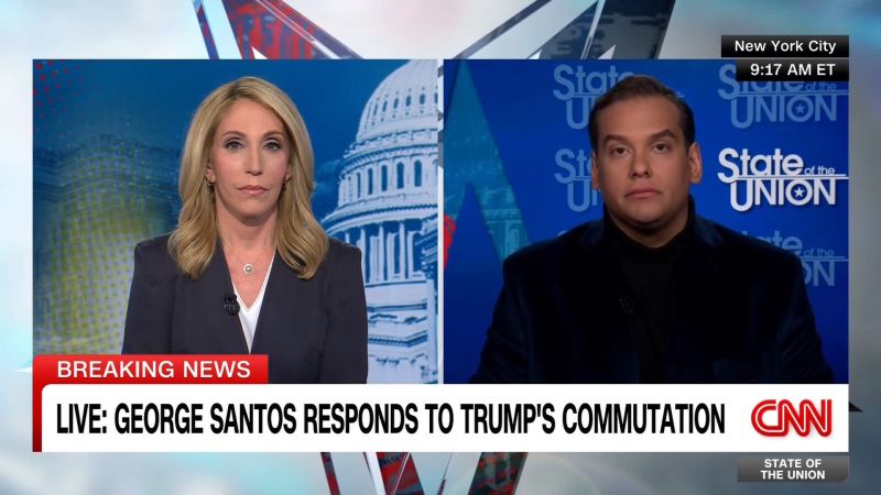 George Santos says he learned Trump commuted his sentence from prison TV